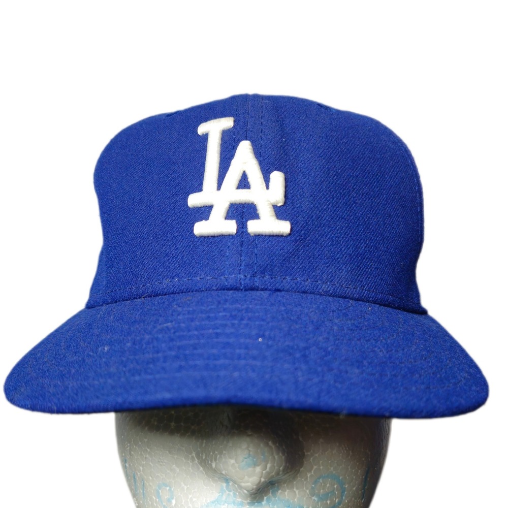 Los Angeles Dodgers Hat New Era 59FIFTY Fitted‎ Cap Blue MLB On Field 6 7/8